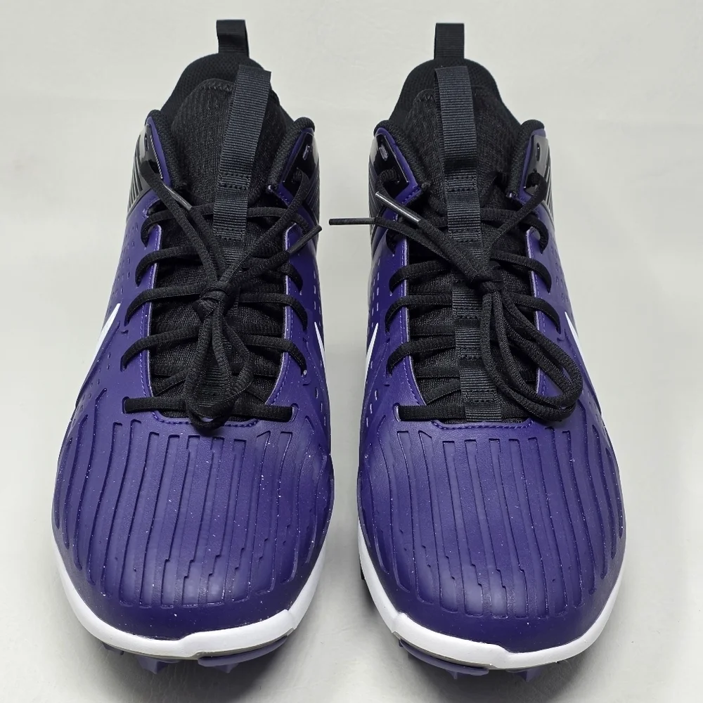 Nike Force Savage Pro 3 Shark Mens Size 15 Purple Football Cleats DA5453-500 New